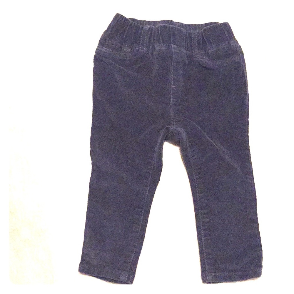 Gap gray curduroy pants, strech band